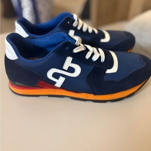 OPP Color: Navy & Orange Men's Sneakers